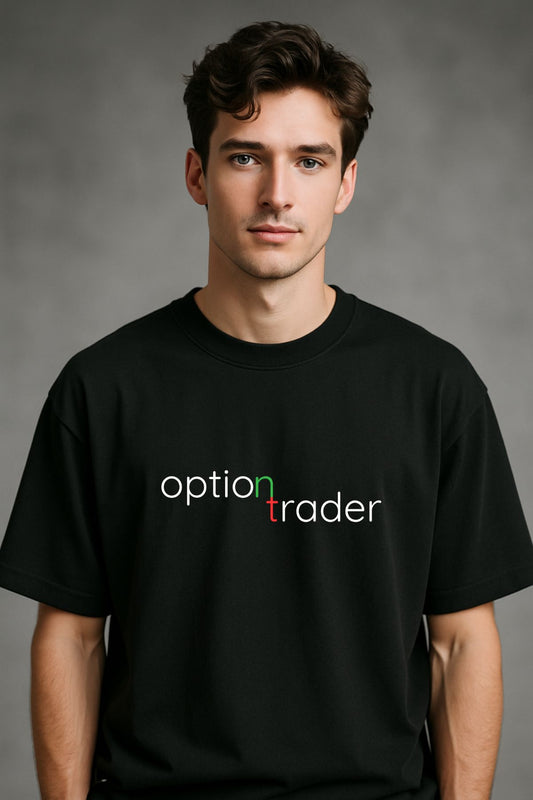 Option Trader Oversize Printed Trading T-Shirt
