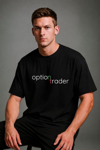 Option Trader Oversize Printed Trading T-Shirt