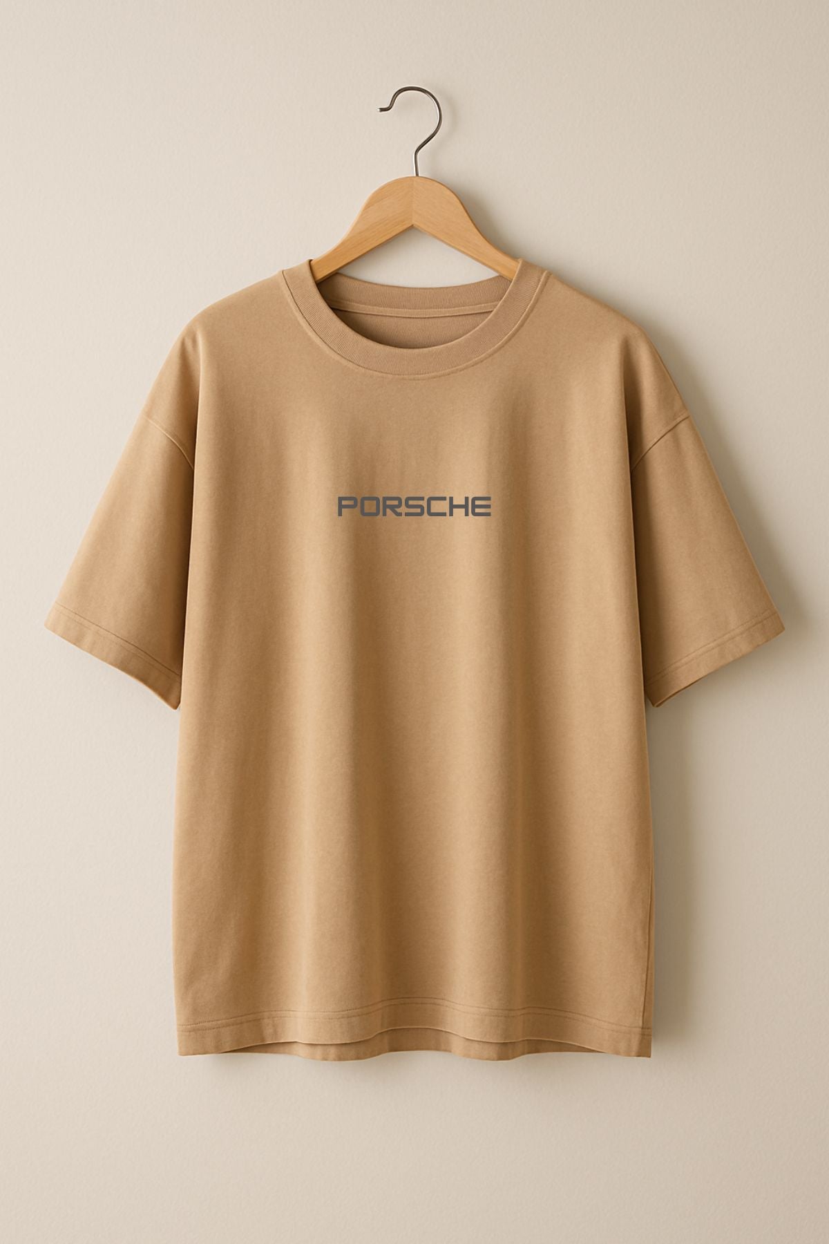 Porsche Car back front Printed Oversize T-Shirt