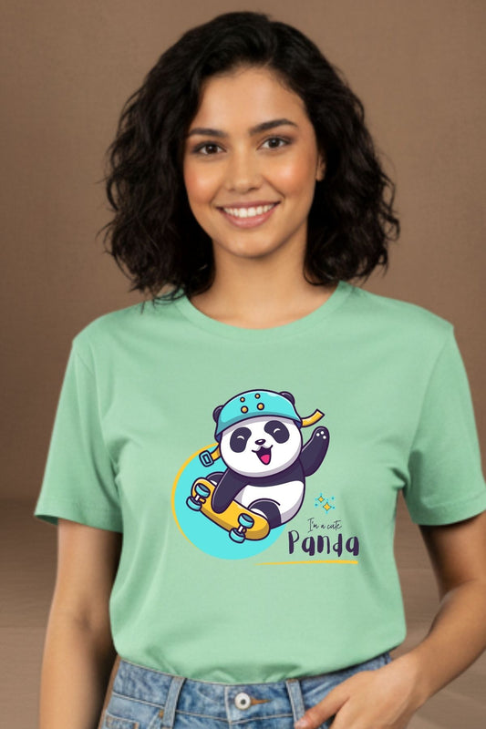 Skating Panda Unisex T-Shirt