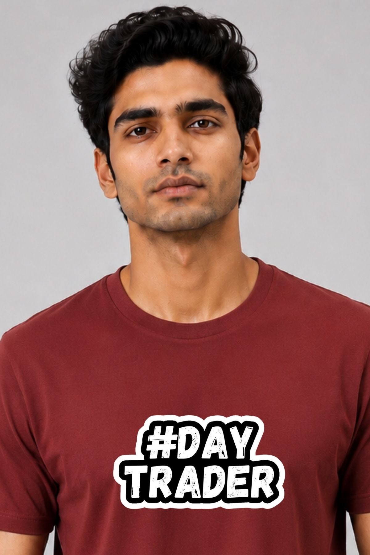 Day Trader Everyday Combo 2 Bundle Trading T-Shirt Pack (Black & Maroon)