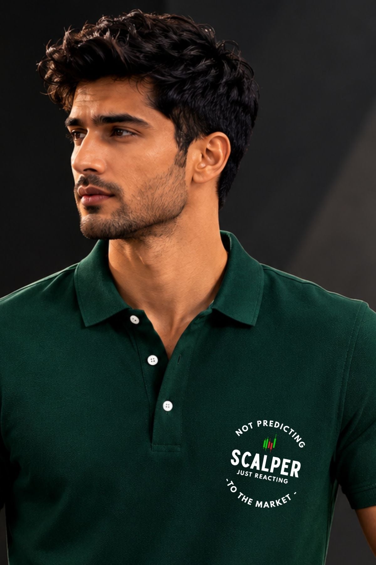 Scalper Pro Combo 2 Bundle Trading T-Shirt Pack (Pine Green & Maroon)