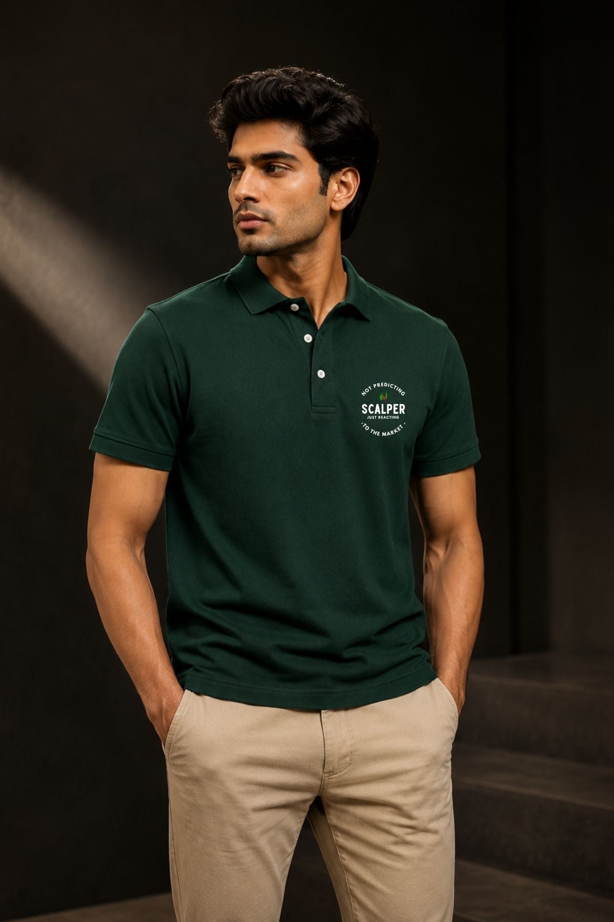 Scalper Pro Combo 2 Bundle Trading T-Shirt Pack (Pine Green & Maroon)