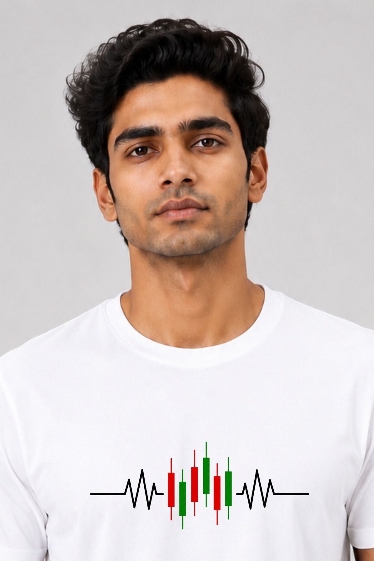 Dual Bull Pulse Everyday Combo 2 Bundle Trading T-Shirt Pack (Black & White)