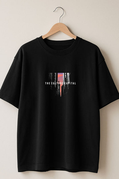 Nothing is Impossible back  front Printed Oversize T-Shirt