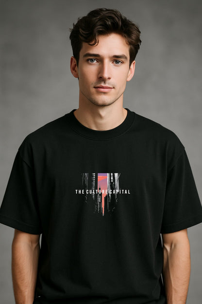 Nothing is Impossible back  front Printed Oversize T-Shirt