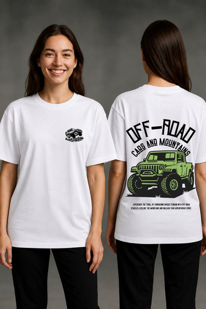 Off Road Car Printed Oversize T-Shirt