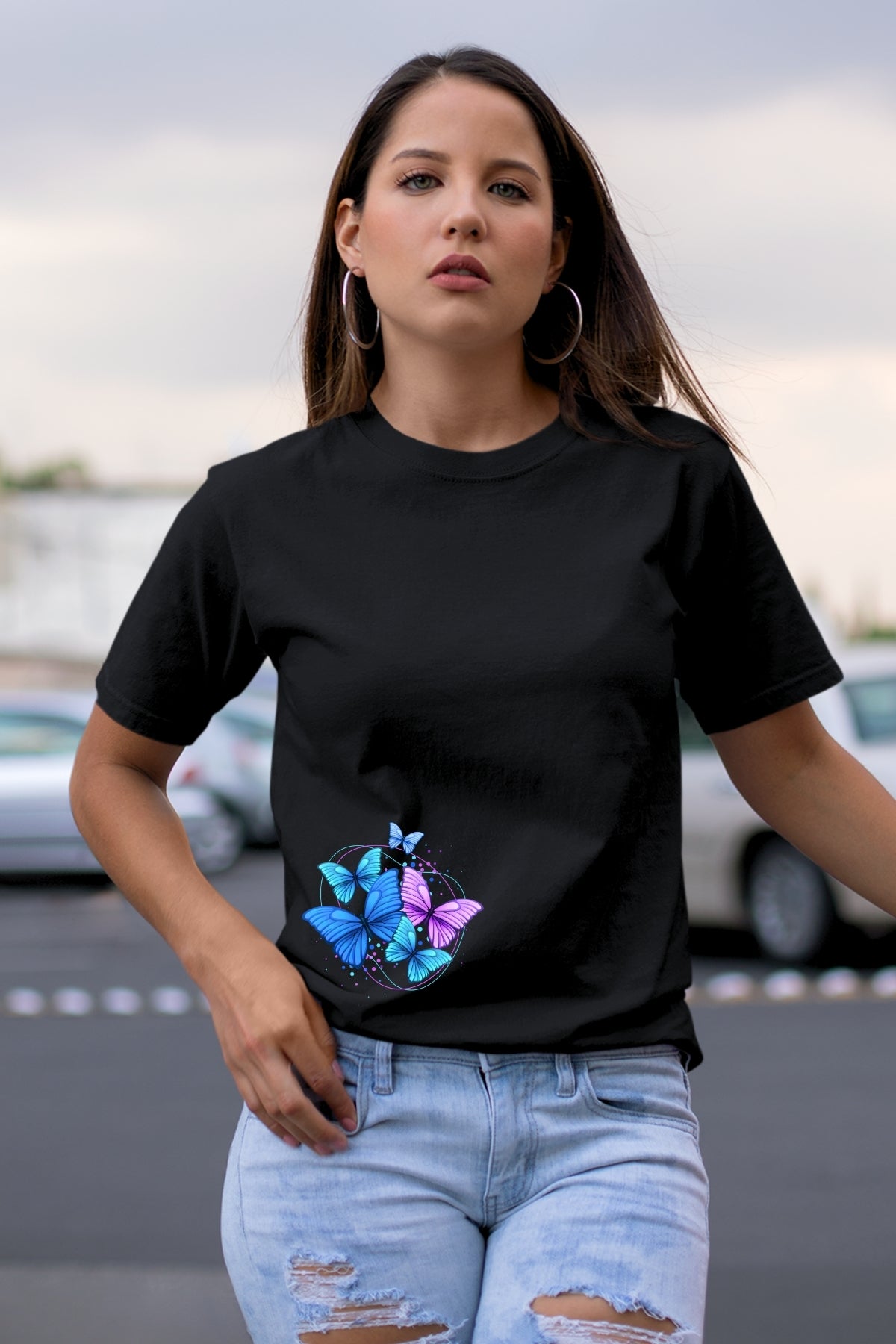 Colourful Butterfly Unisex T-Shirt