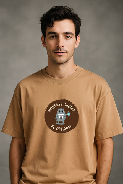 Monday Optional Printed Oversize T-Shirt