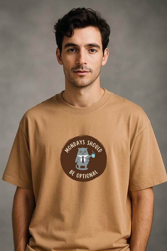 Monday Optional Printed Oversize T-Shirt