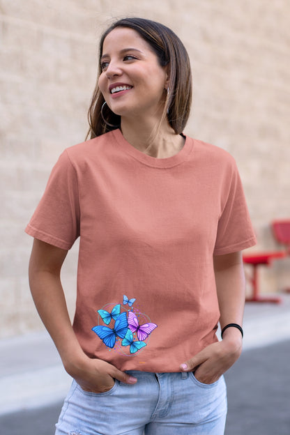 Colourful Butterfly Unisex T-Shirt