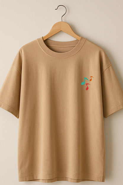 Music Lover  Printed Oversize T-Shirt