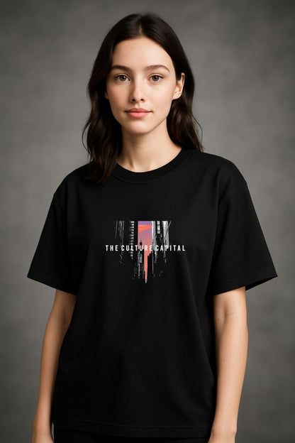 Nothing is Impossible back  front Printed Oversize T-Shirt