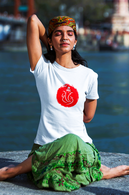 Vakratund Ganpatiji Printed Unisex T-Shirts