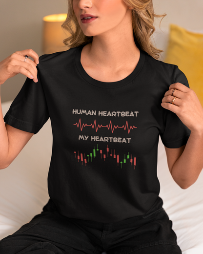 Trader Heartbeat Unisex T-Shirt