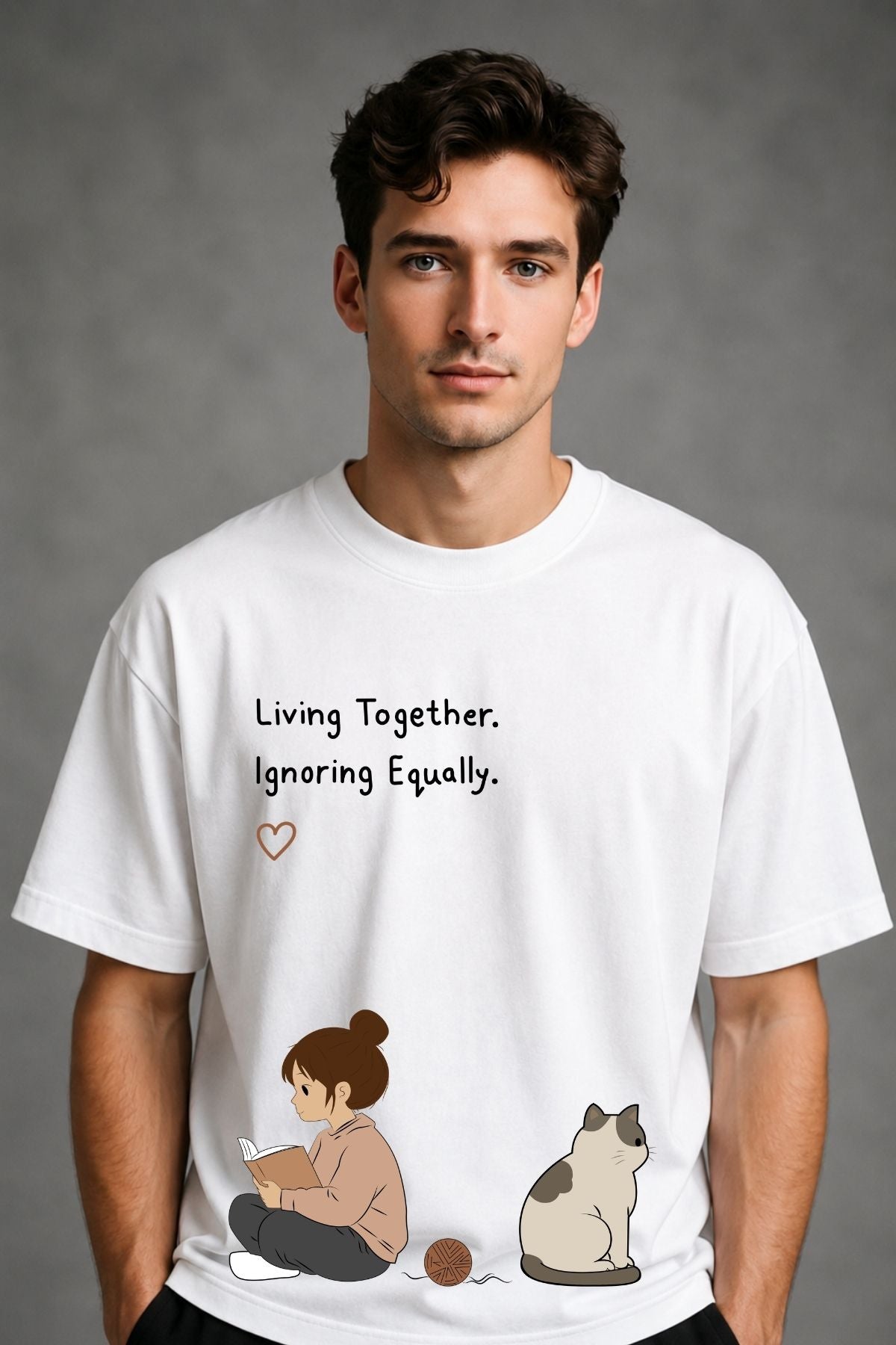 Living Together Ignoring Equally Oversize T-Shirt