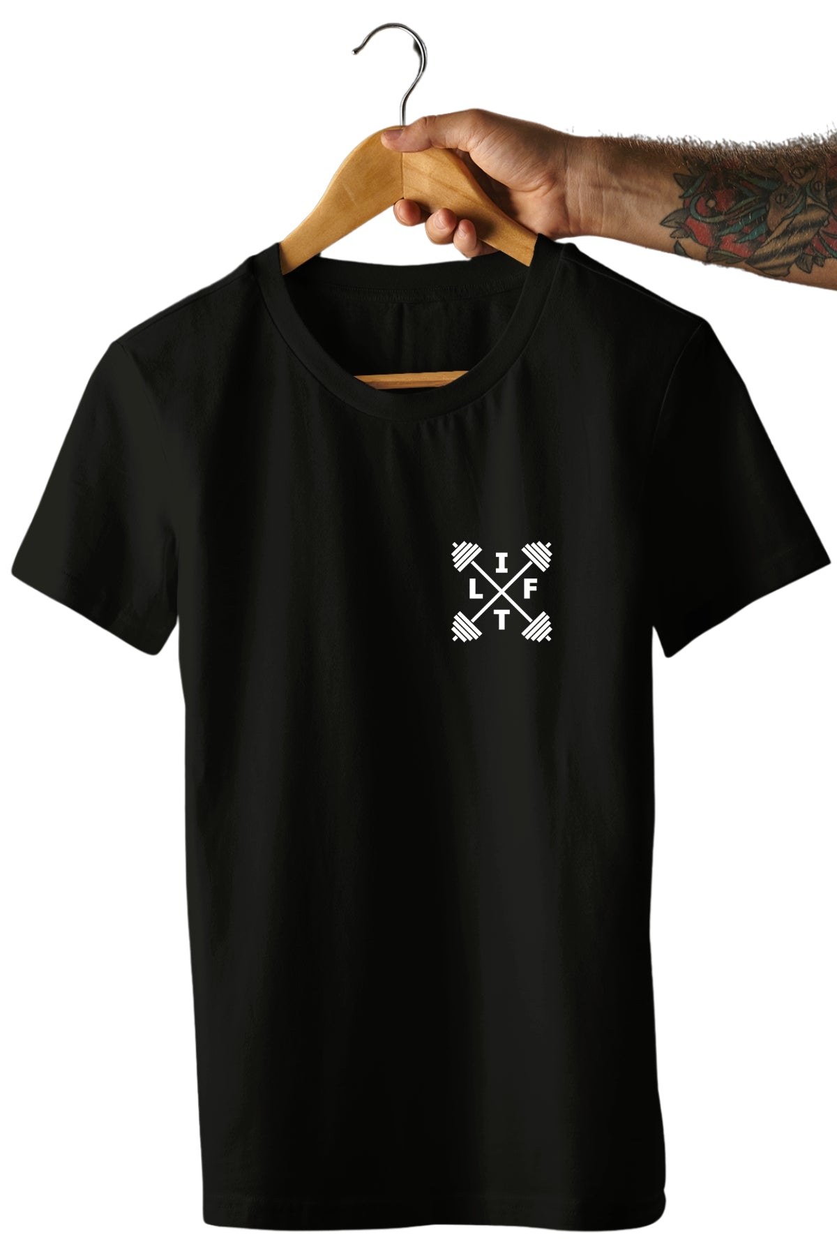 Lift cross Barbells Unisex Printed T-Shirt