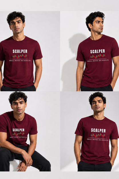 Scalper Trader Type Printed Unisex Trading T-Shirt