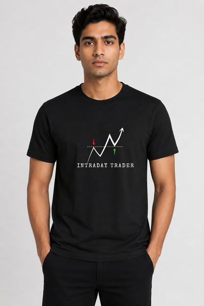 Intraday Trader Printed Unisex Trading T-Shirt