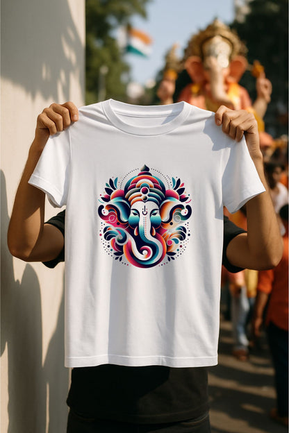 Artwork of Ganpatiji God Unisex T-Shirt