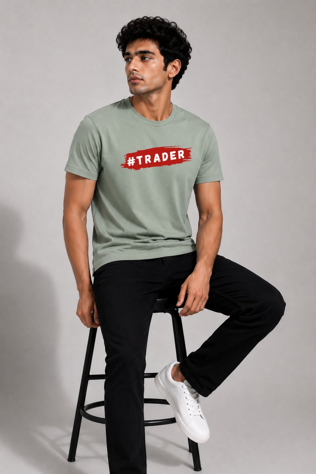 Exclusive Wealth Builder 2 Pack Trading T-Shirt Bundle (Sage Green & Black)