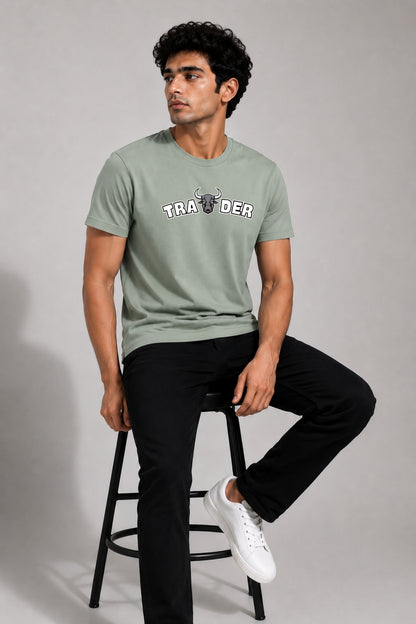 Exclusive Market Swing Trading T-Shirt 2 Bundle Pack(Sage Green & Black)