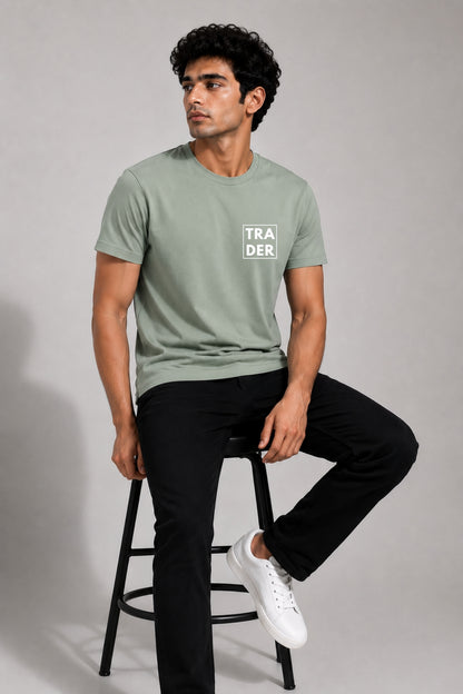 Exclusive Discipline Trader 2 Pack Trading T-Shirt Bundle(Sage Green & Maroon)