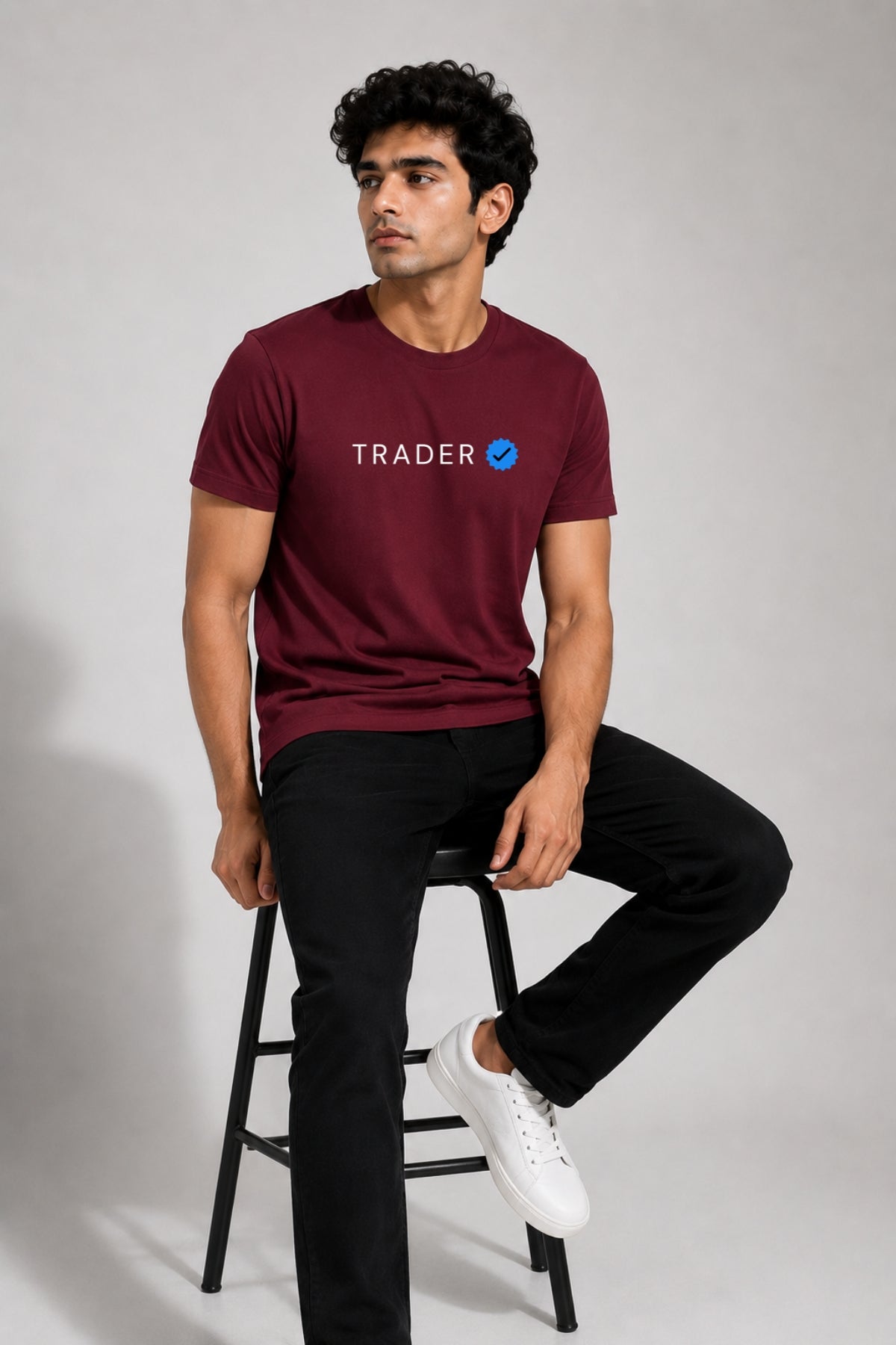 Exclusive Discipline Trader 2 Pack Trading T-Shirt Bundle(Sage Green & Maroon)