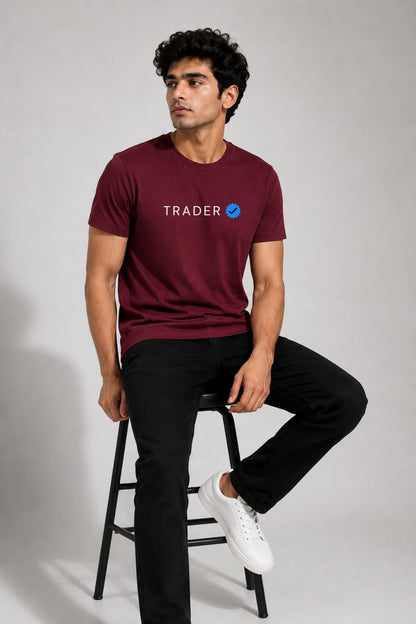 Exclusive Discipline Trader 2 Pack Trading T-Shirt Bundle(Sage Green & Maroon)