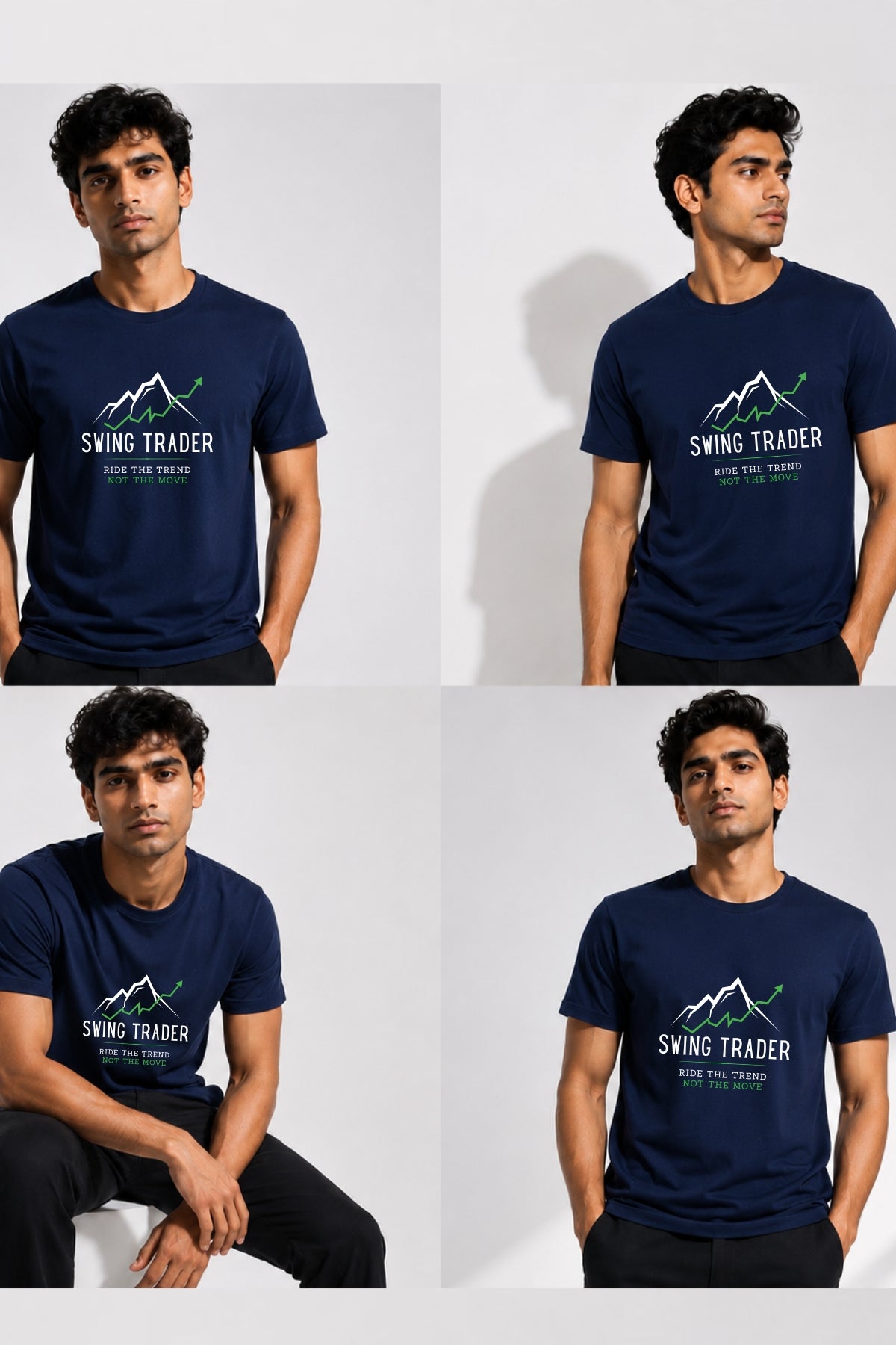 Swing Trader Printed Unisex Trading T-Shirt