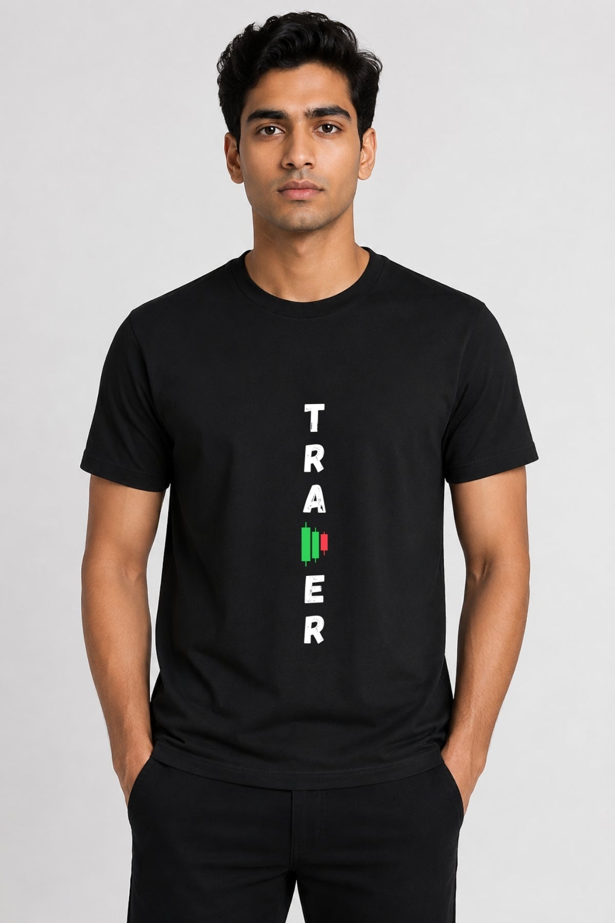 Bull Run 2 Pack Trading T-Shirt Bundle(White & Black)