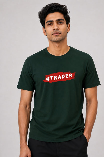 Hashtag Trader Unisex Printed Trading T-Shirt