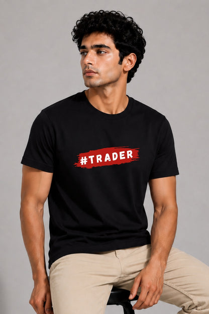 Hashtag Trader Unisex Printed Trading T-Shirt