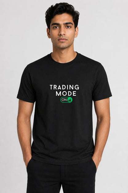 Trading Mode On Unisex Printed Trading T-Shirt