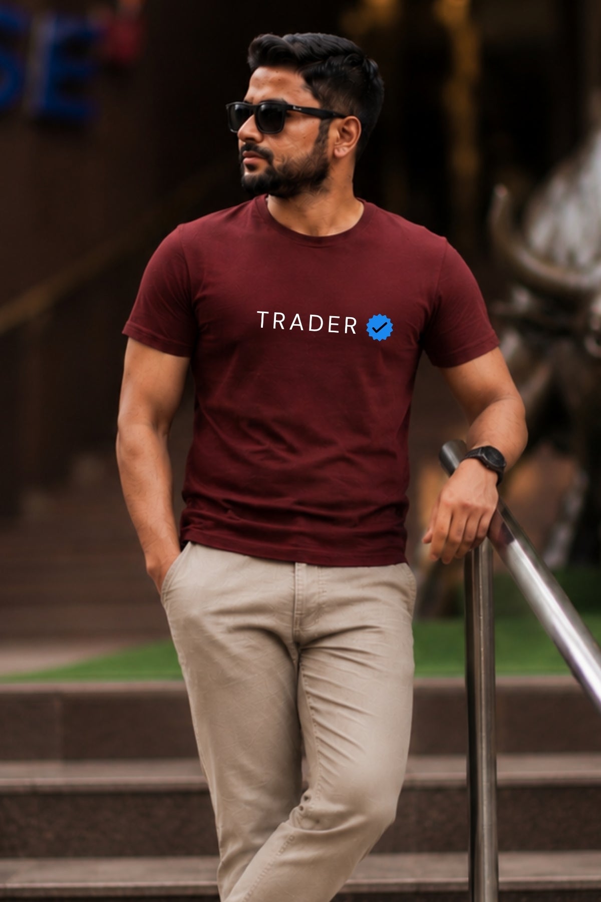 Verified Trader Unisex Printed Trading T-Shirt