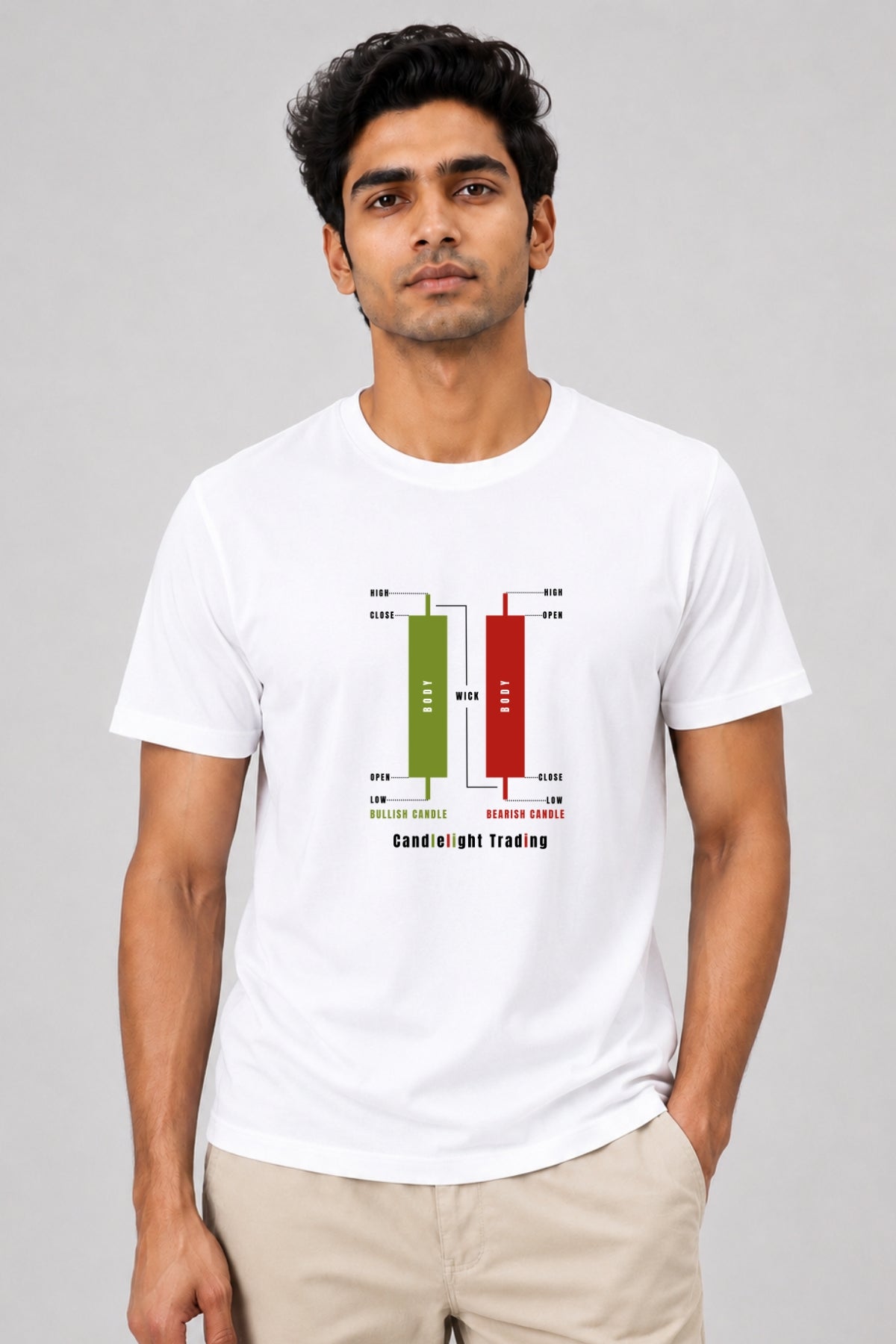 Intraday Hustle 2 Pack Trading T-Shirt Bundle(White & Navy Blue)
