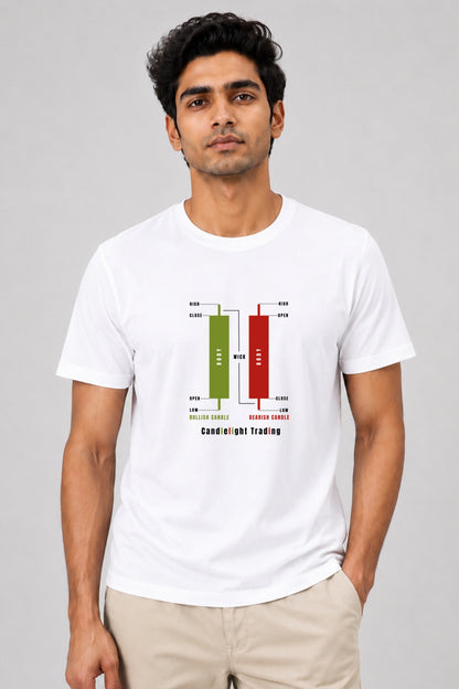 Intraday Hustle 2 Pack Trading T-Shirt Bundle(White & Navy Blue)
