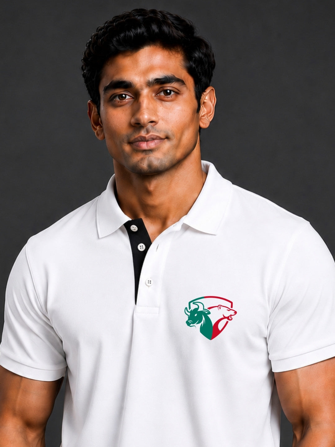 Bear Bull Trading White Polo Trade T-Shirt