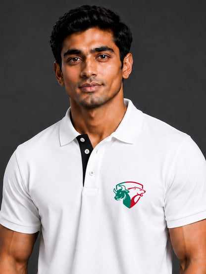 Bear Bull Trading White Polo Trade T-Shirt