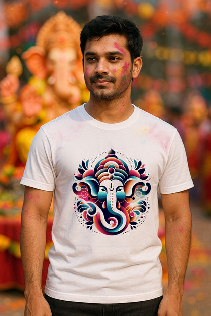 Artwork of Ganpatiji God Unisex T-Shirt