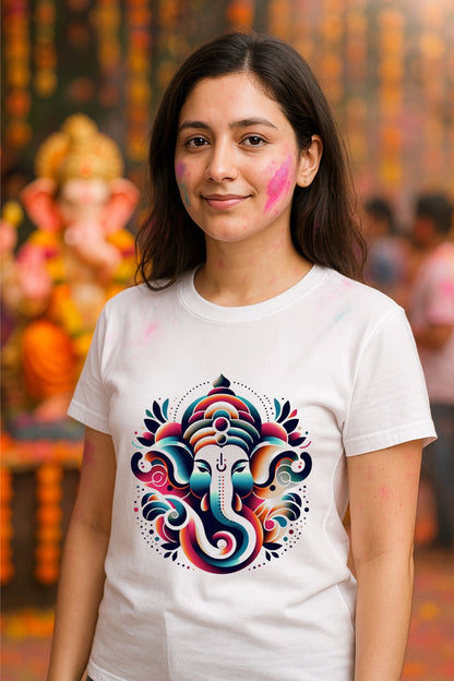 Artwork of Ganpatiji God Unisex T-Shirt