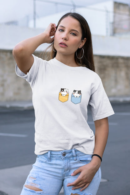 Cute Kitty Yl-BL Unisex T-Shirt
