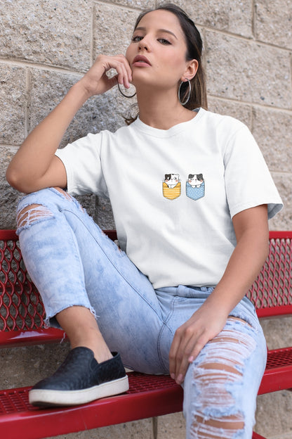 Cute Kitty Yl-BL Unisex T-Shirt