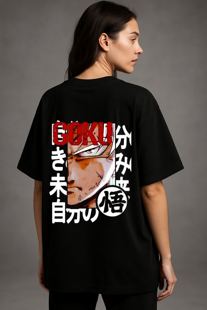 Goku Ultra Instinct Anime Printed Oversize T-Shirt