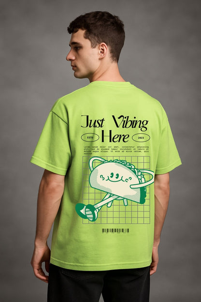 Taco Vibing Printed Oversize T-Shirt