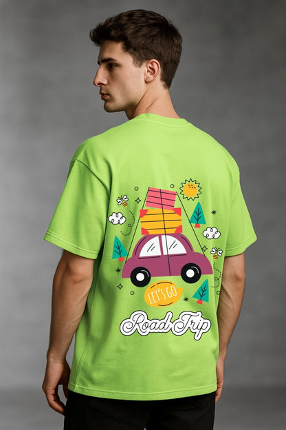 Road Trip Travel Printed Oversize T-Shirt