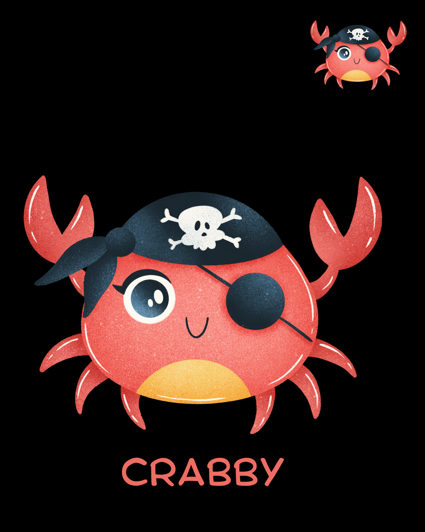 Crabby Printed Oversize T-Shirt