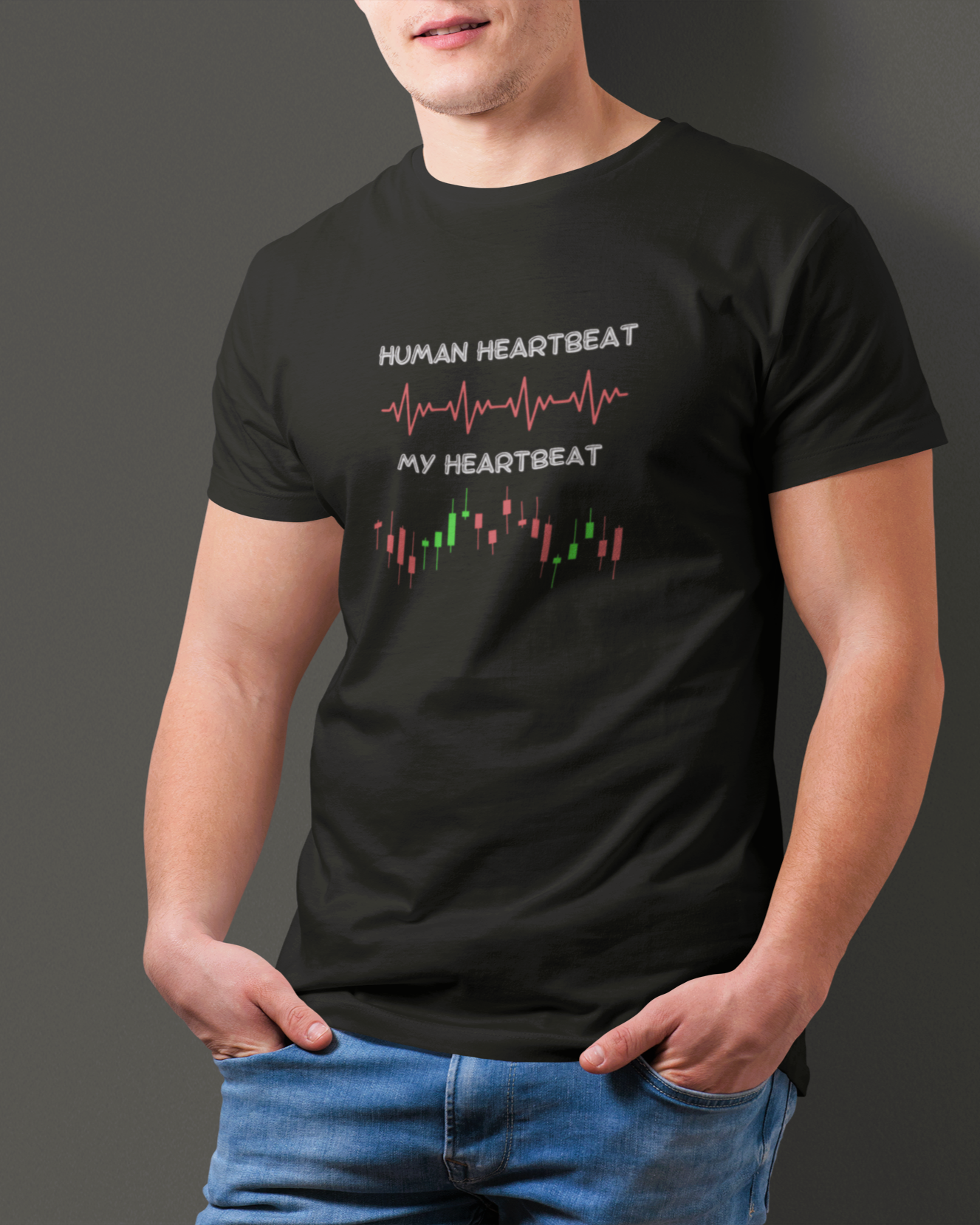 Trader Heartbeat Unisex T-Shirt