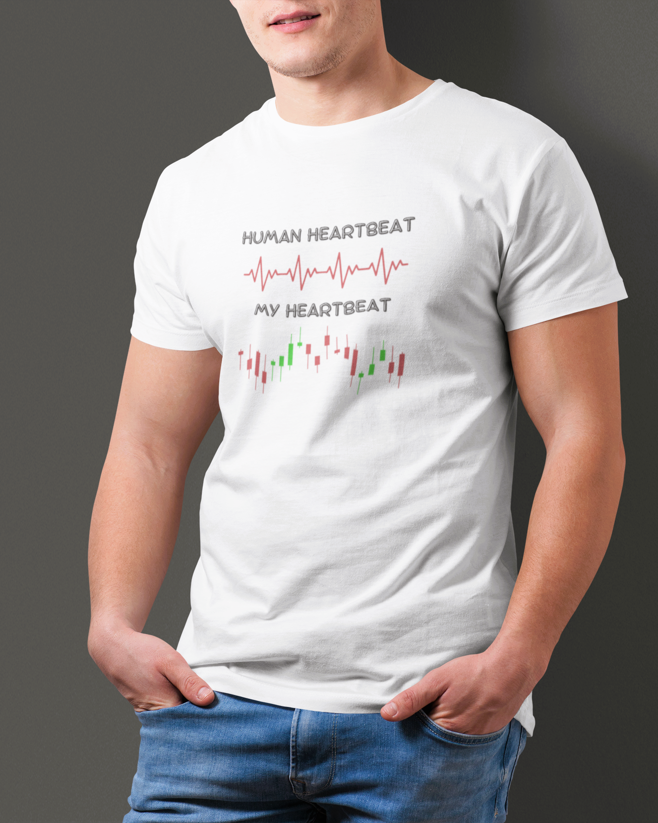 Trader Heartbeat Unisex T-Shirt