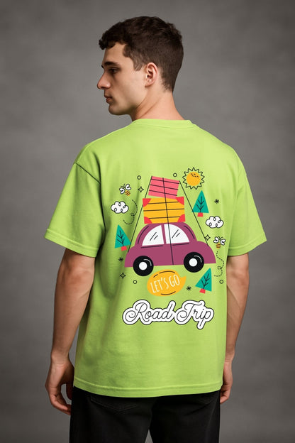 Road Trip Travel Printed Oversize T-Shirt